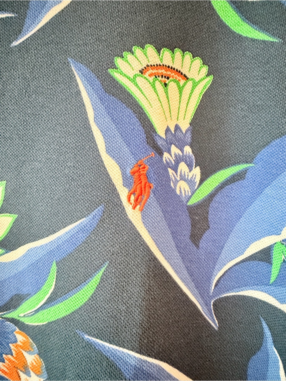 Polo Ralph Lauren Men’s Tropical Floral Print Polo Shirt - Picture 3 of 5